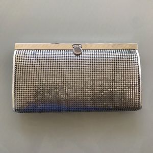bebe Silver Clutch